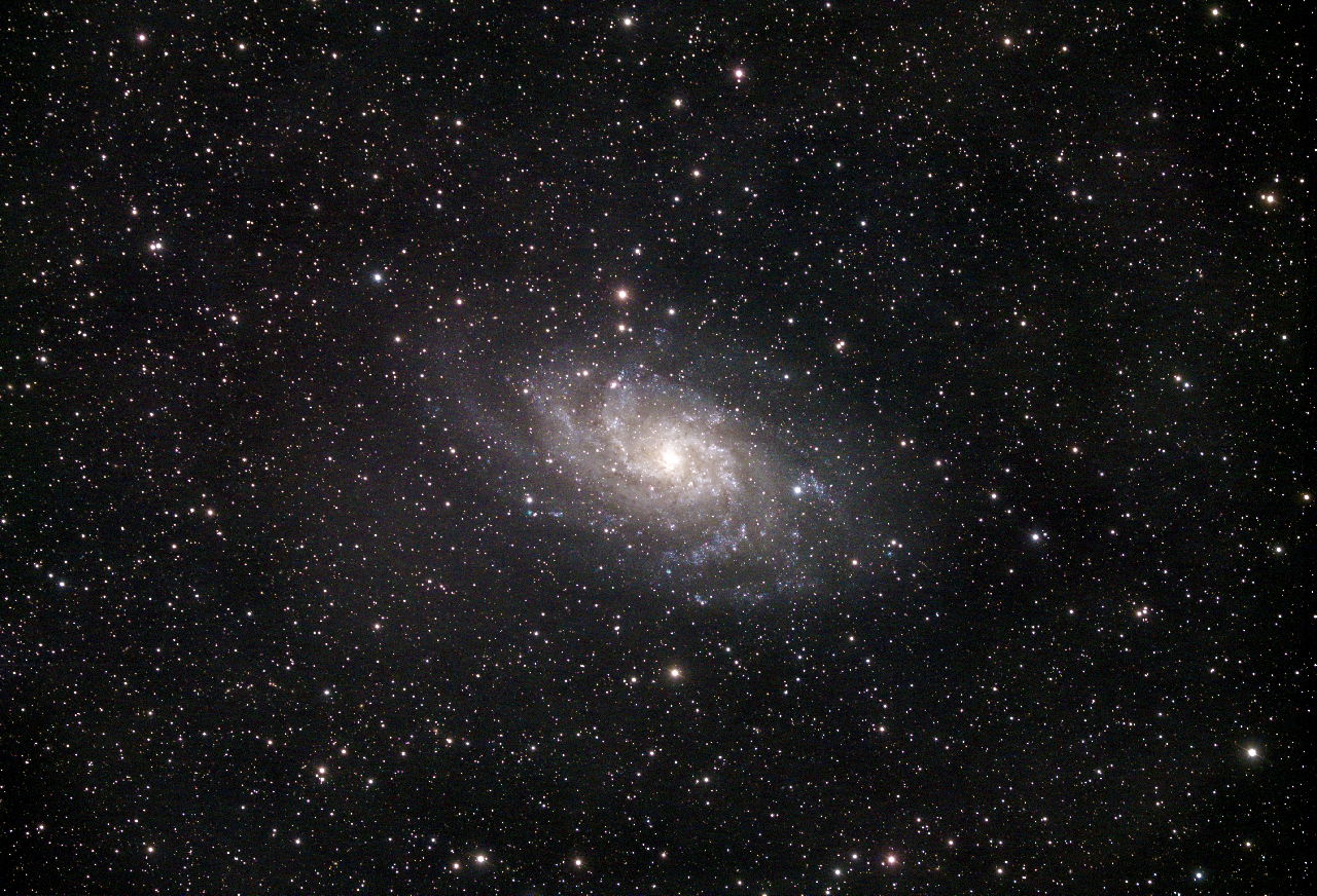 A nebula in deep space as an example of astrophotography