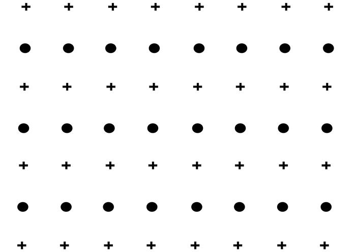 A Grid for testing a lens against Chromatic Aberration